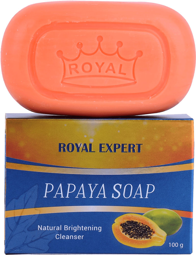 Royal Expert Papaya Soap Natural Brightening Cleanser PNG