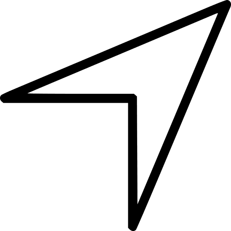 Dynamic Cursor Navigation Arrow PNG