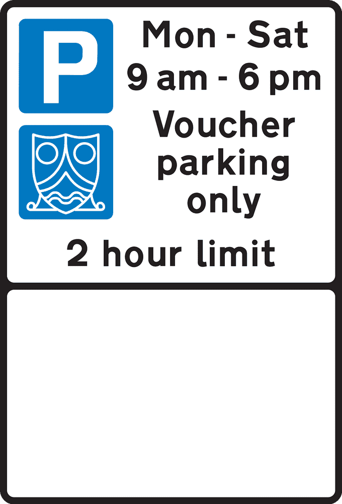 Parking Garage Voucher Only with Time Limit PNG