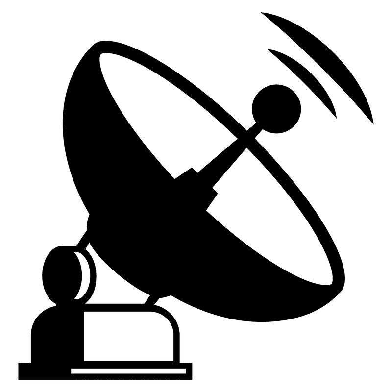 High-Frequency Radio Antenna Transmission Dish PNG