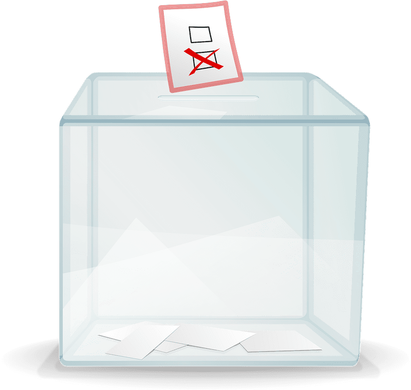 Voting Box for Fair Elections PNG