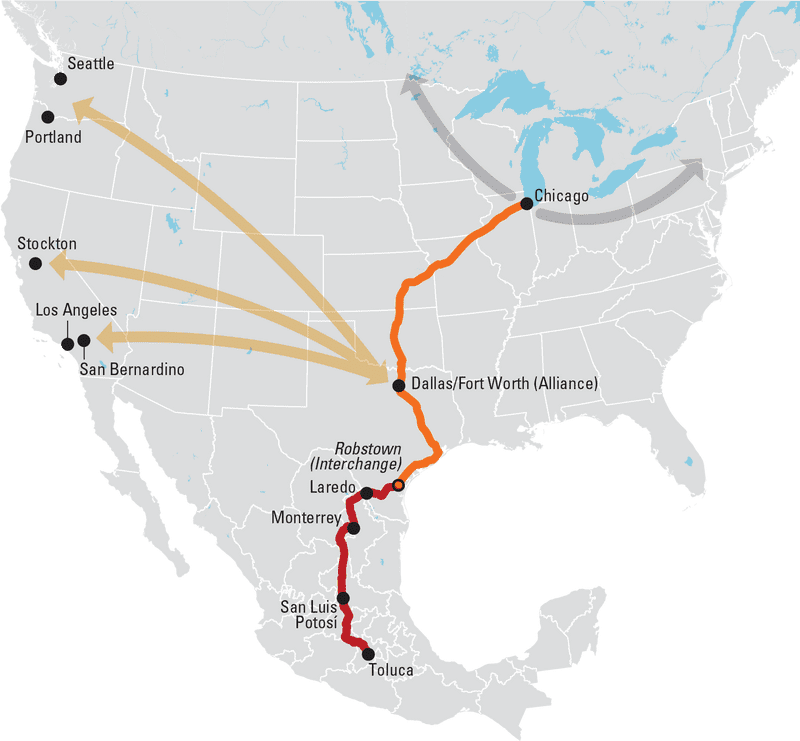 Detailed Island Map of North American Connections PNG