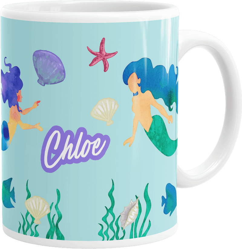 Underwater Adventure Ceramic Mug for Chloe PNG