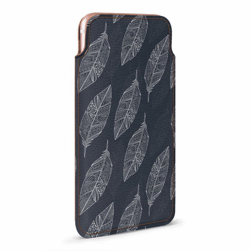 Stylish Floral Pattern Leather Wallet PNG