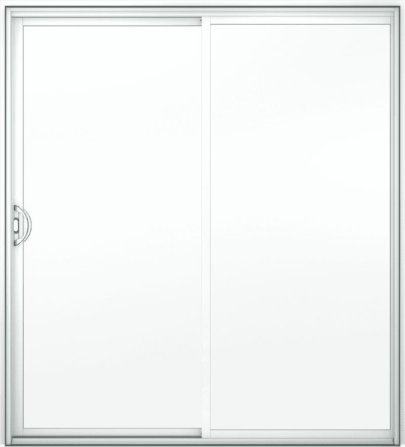 Elegant Frosted Glass Door Design PNG