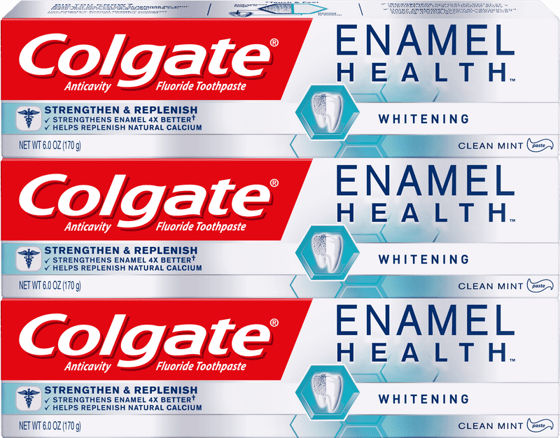 Colgate Enamel Health Whitening Toothpaste PNG