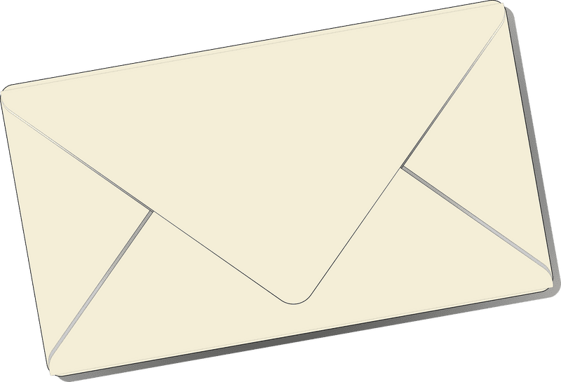 Classic Envelope Mail Design Template PNG