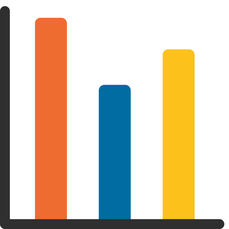 Colorful Data Insights Chart Overview PNG