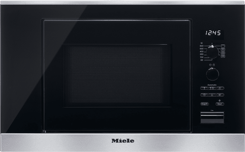 Sleek Miele Microwave Oven with Digital Controls PNG