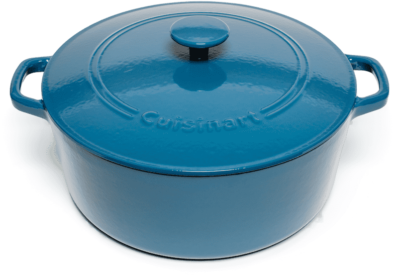 Vibrant Blue Clay Pot Cookware Collection PNG