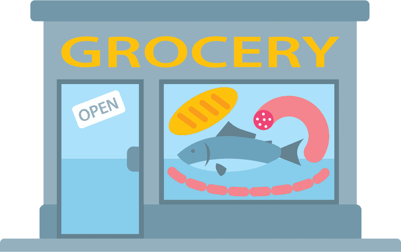 Fresh Finds Grocery Storefront PNG