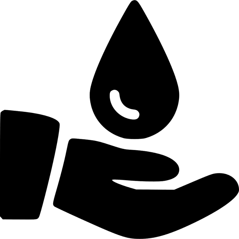 Blood Drops in Careful Hands PNG