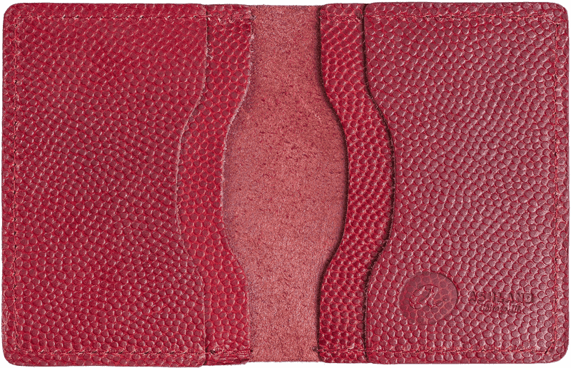 Stylish Red Leather Wallet for Chic Elegance PNG