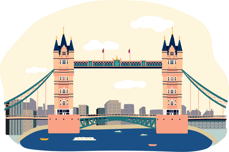 Majestic Bridge of Timeless Elegance PNG