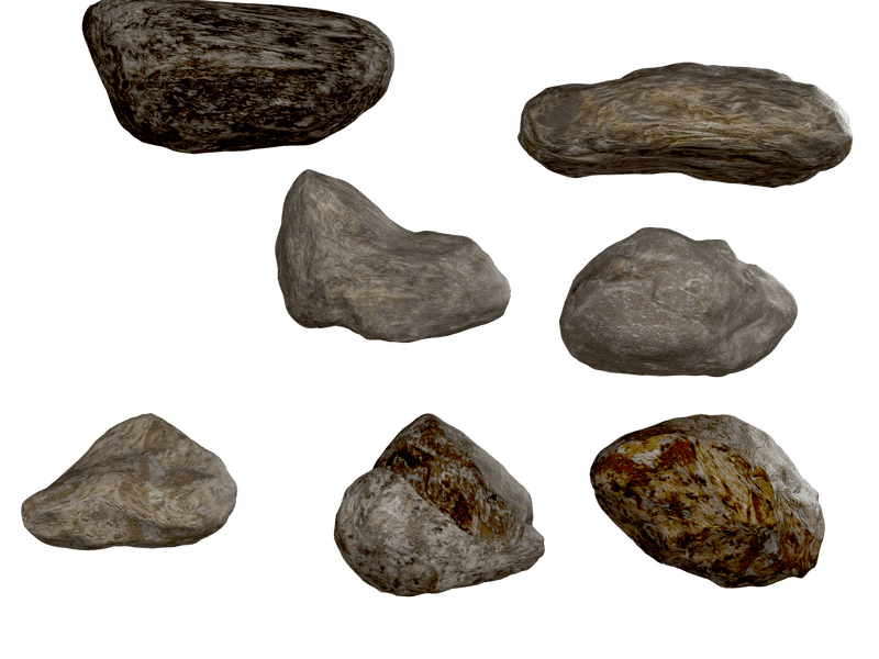 Punk Rock Pebbles Raw Energy and Texture PNG