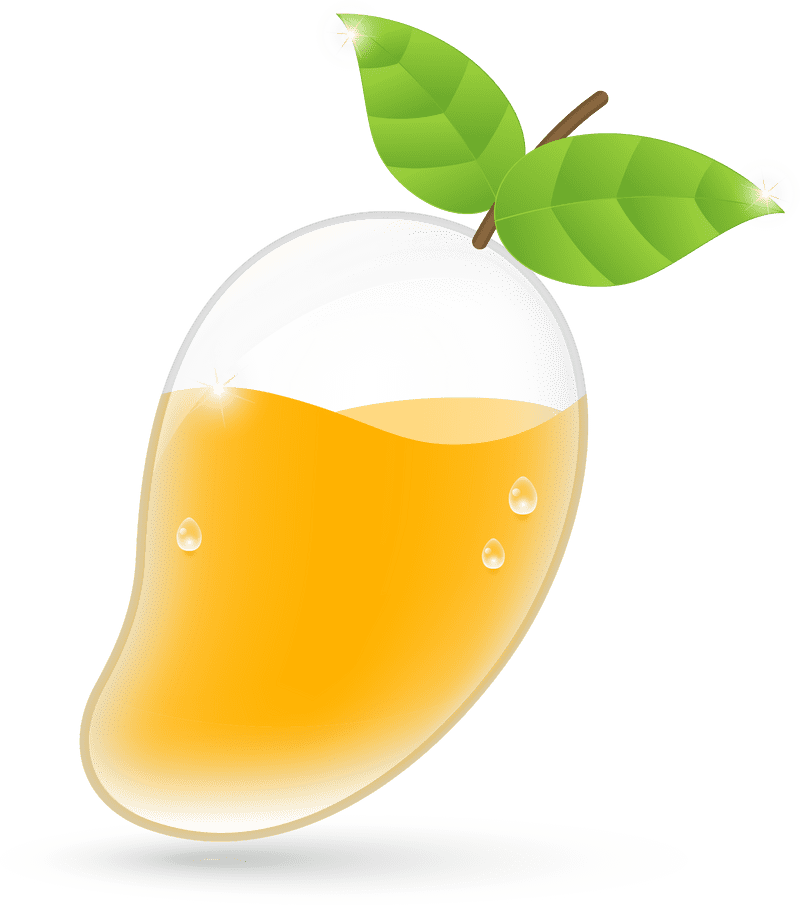 Mango Bliss Refreshing Tropical Delight PNG