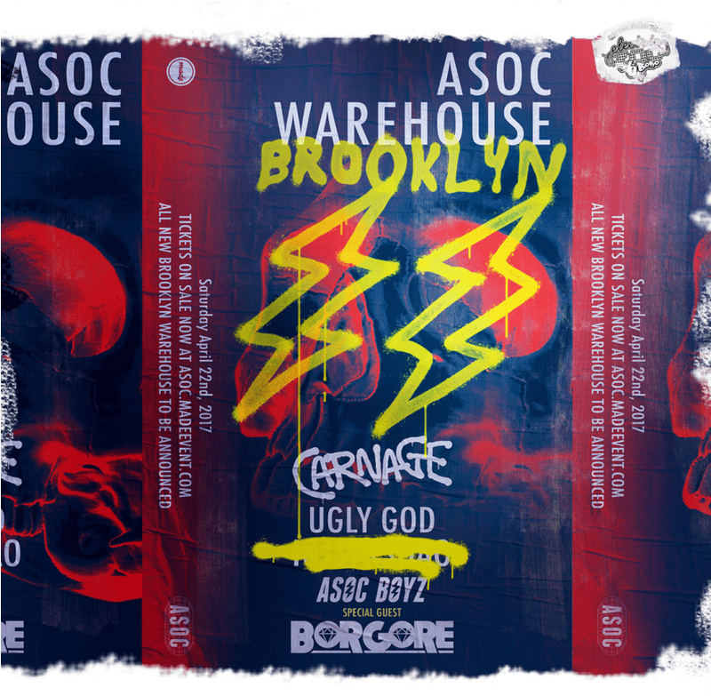 Brooklyn Warehouse Carnage and Ugly God Live PNG