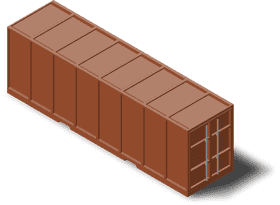 Efficient Container Shipping Solutions PNG