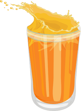 Golden Splash Juice Bar PNG