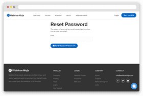Password Reset Request Form PNG