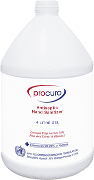 Procuro Antiseptic Hand Sanitizer Gel - 4 Litre PNG