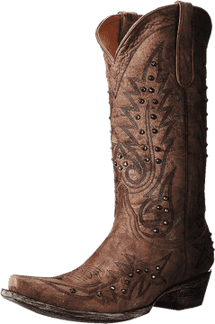 Radiator-Enhanced Western Style Boots PNG