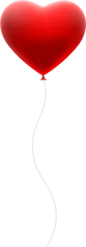 Heartfelt Balloon of Love PNG