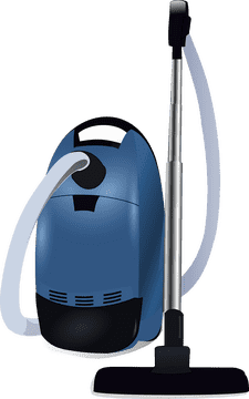 Compact Blue Vacuum Cleaner for Efficient Cleaning PNG