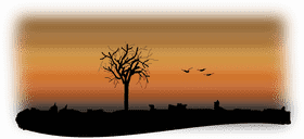 Whispers of the Sunset Sky PNG