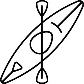 Kayak Adventure Navigate the Waters with Joy PNG