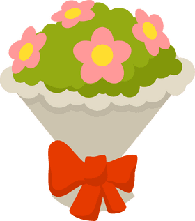 Colorful Bouquet of Flower Delights PNG