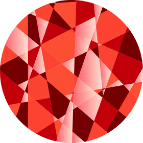 Radiant Red Gemstone Mosaic Delight PNG