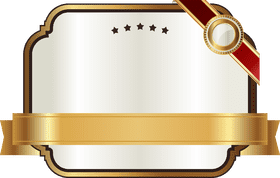 Elegant Ribbon Award of Excellence PNG