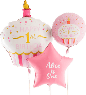 Happy 1st Birthday Celebration for Alice PNG