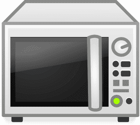 Modern Microwave Oven for Quick Meals PNG