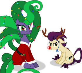 Christmas Cheer with Festive Friends PNG