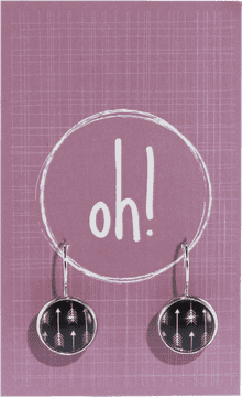 Chic Arrow Motif Earrings for Modern Style PNG