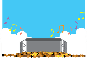 Outdoor Music Festival Celebration PNG