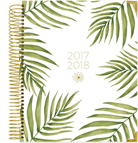 Elegant Day Planner with Tropical Touch PNG