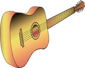 “Vibrant Sunrise Guitar Melody” PNG