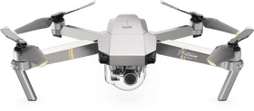 Sleek Platinum Quadcopter with Advanced Imaging Features PNG