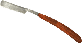 Classic Straight Razor for Precision Shaving PNG