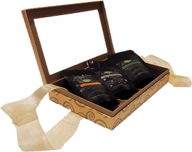 Gourmet Treats Gift Box Delight PNG