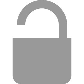 Open Lock Symbol Representation PNG