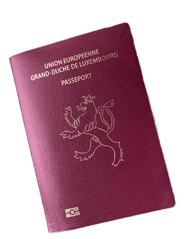 Luxembourg Passport Union Européenne Grande-Duché Design PNG