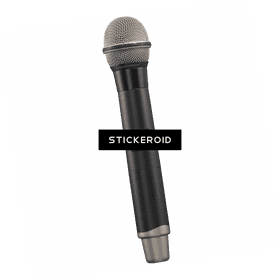Stylish Microphone for Dynamic Performances PNG