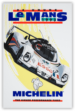 Race Car Champion at Le Mans 1993 PNG