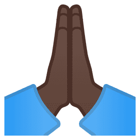 Hands Together in Gratitude and Unity PNG