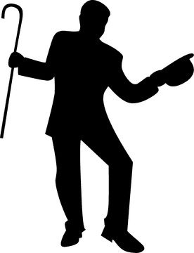 Stylish Walking Cane for Elegant Strolls PNG