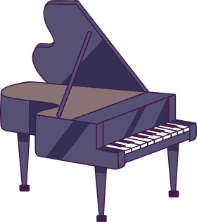 Melodic Elegance The Piano's Charm PNG